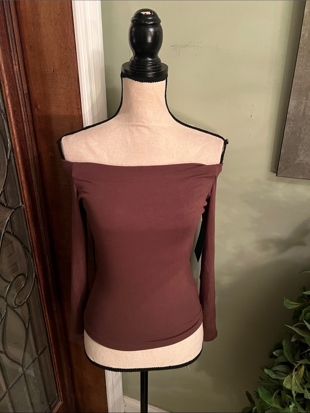 Women's Off-the-Shoulder Long Sleeve Sweater